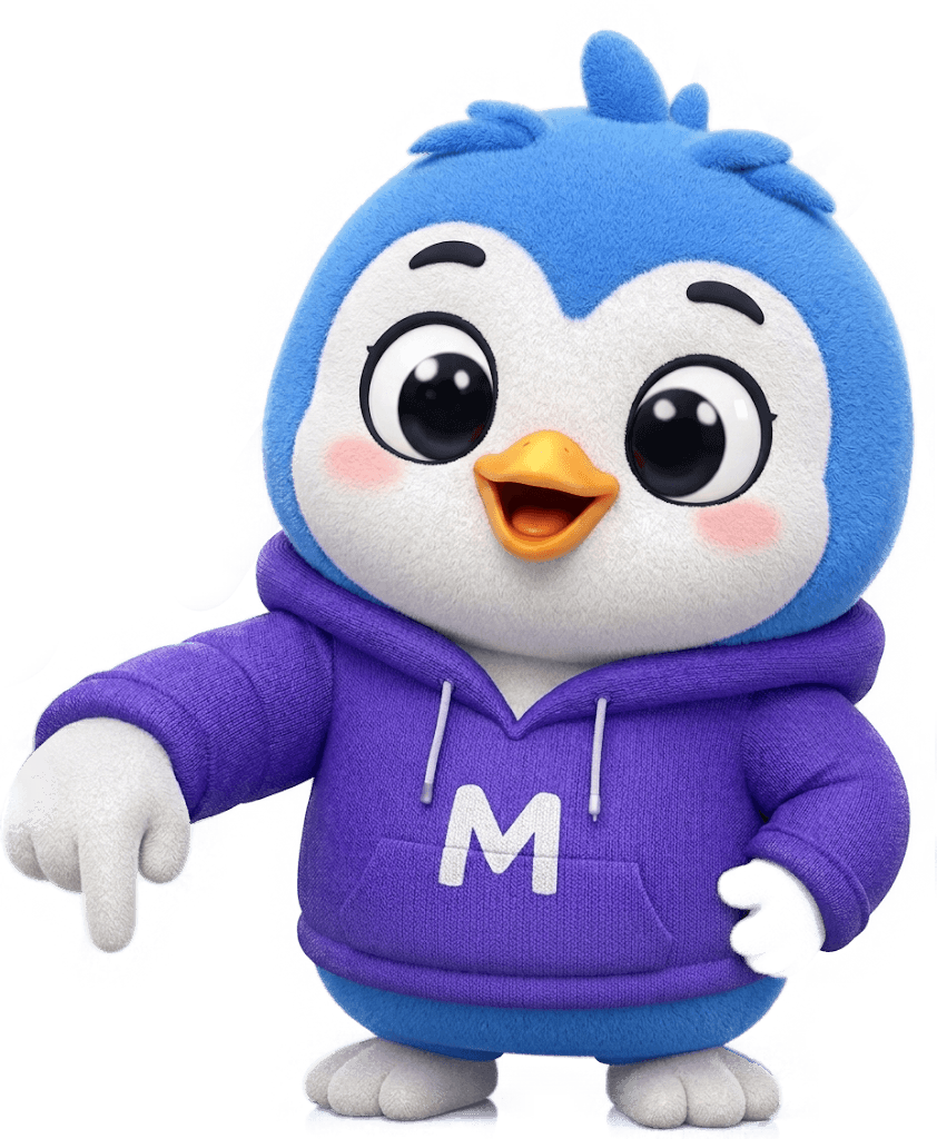 MajorHub penguin mascot